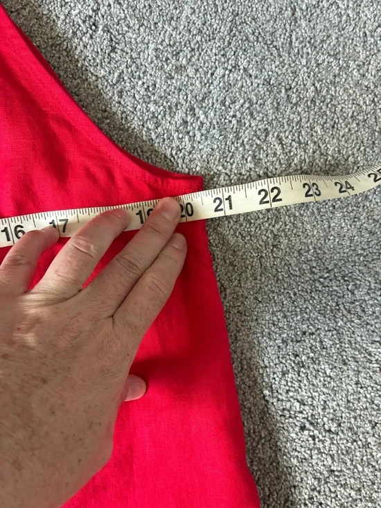 Everlane red linen top- NWOT - Picture 7 of 8